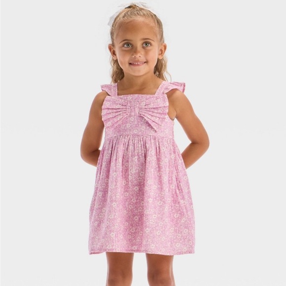Cat & Jack Other - Cat and Jack Toddler Girls' Floral Woven Dress, 2T